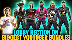 LokeshGamer VS Ajjubhai VS Amitbhai VS NayanAsin VS GyanGaming LObby Reaction - Garena Free Fire | Assassin Gaming