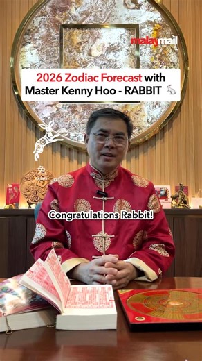 RABBIT 兔 Keywords: Happiness, Prosperity, Recognition One of the strongest signs in 2026 Lucky Colours: Red and gold Lucky Numbers: 2, 7, 8 Focus: Marriage, childbirth, career expansion Strong wealth luck and noble benefactors Married individuals beware of third-party temptations Master Kenny Hoo of GOOD FENG SHUI by Kenny Hoo 好風水許鴻方 is here to give some insights and tips based on your Chinese animal zodiac sign for you! Stay tuned as we will be posting the forecast for each zodiac every subsequ