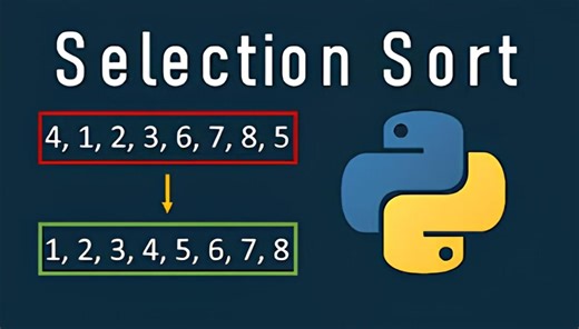 【计算机-算法】选择排序 Selection Sort In Python Explained (With Example And Code)