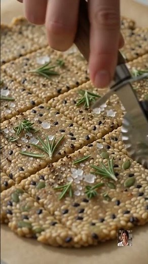 🌾 Crunchy Seed Crackers | Healthy, Crispy & Packed with Nutrition