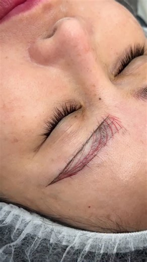 (Brooke) on Instagram: "Before & After “The client has very sparse eyebrow hairs, with growth only in certain areas — limited natural brow assets.“ @qvision_academy @qvision.pmushop #qvisionacademy #flutterbrowsqvision #flutterbrowtechnique"
