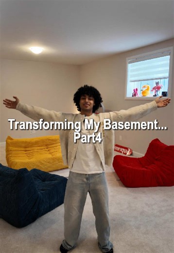 Transforming my basement | part4 #viral #fyp #review #unboxing #litbuy | led lights