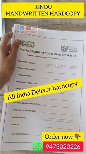 IGNOU SOLVED ASSIGNMENT MARCH 2025-26/ #ignousolvedassignment #ignouexam #ignou2026 #viralshorts