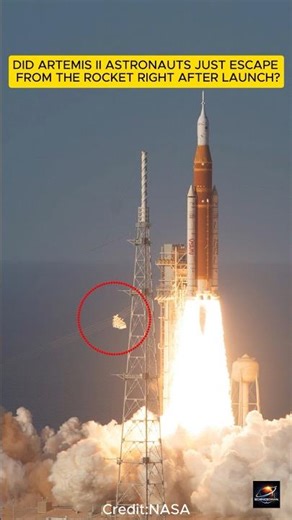 Did Astronauts Escape After Launch? 🚀 Truth Behind Artemis II launch photos ‪@sciencedawn‬