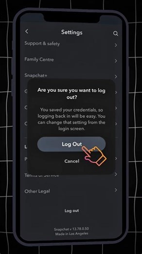 How to Logout in Snapchat After New Update 🔥| #snapchat #shorts