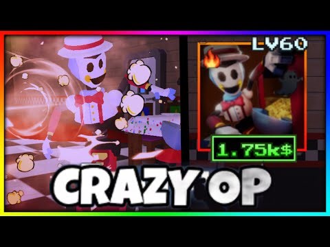 New *CRAZY* OP POPCORN BOT In Roblox FNAF TD 2!