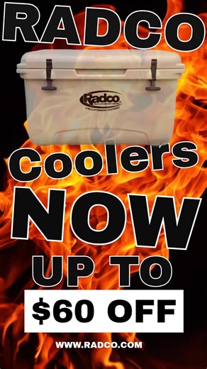 Radco Truck Accessories on Instagram: "🔥 Hot Sale, Cooler Prices 😎 🔥 Radco Coolers just got up to $60 OFF—because paying full price is overrated. Grab one before this deal chills out! ❄️🧊"