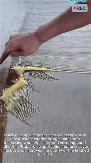 Fast glue spreading method smooth even #viral #tools #smart #adhesive
