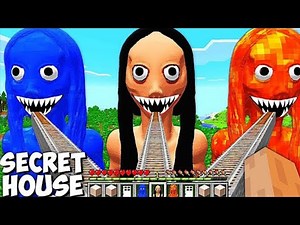 Four Leg Momo Girl Scary Momo Girl and Siren Head In Minecraft | Minecraft Scary Video |