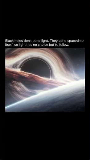 Black Holes Don’t Bend Light… They Bend Space Itself! 🤯