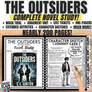 The Outsiders Novel Study Unit Activities Final Project Mock Trial Pre Reading