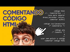 Como comentar códigos html