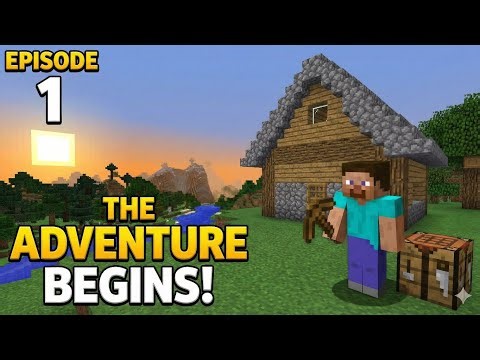 Minecraft Gameplay Episode 1: How to Survive Night + Build