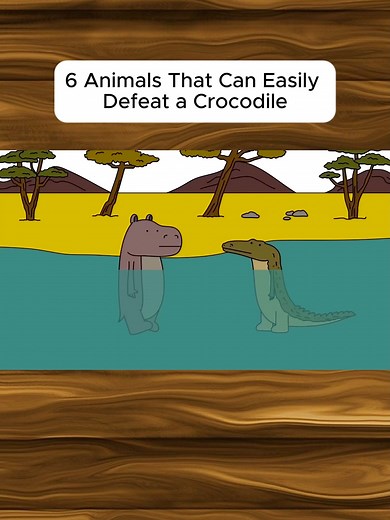 6 Animals That Could Defeat a Crocodile