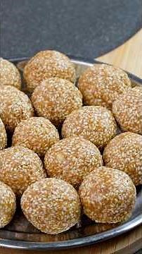 Til Ke Laddu Recipe | How To Make Til Ke Ladoo | Sesame Jaggery Sweets #ladoo #sweets #sesamesweets