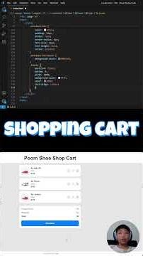 ฝีกเขียนโค้ด สร้างเว็บ ขายรองเท้า หน้าเว็บ Shopping Cart Shoe