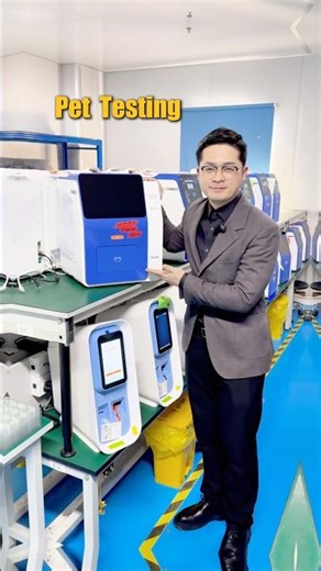 Pet testing starts here 🏭 From our production line to your clinic table. #veterinary #pethealth