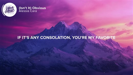 Isn't it obvious, I'm all yours Alessia Cara - (Isn't It) Obvious https://buff.ly/3BRU1sN | Wave Music