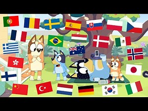 Bluey yells at Chilli in DIFFERENT LANGUAGES (New Bluey Episode)