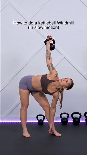 How to do a Kettlebell Windmill #coreexercise