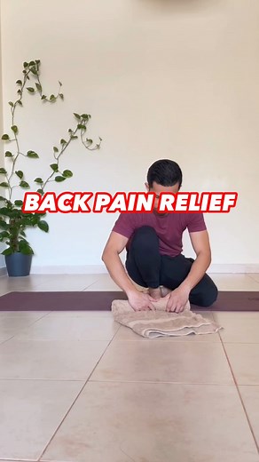 35K views · 761 reactions | Placing a rolled towel or a lumbar roll...