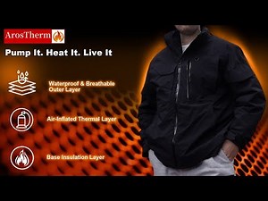 🔥 ArosTherm Inflatable Jacket – Warmth Without the Bulk! 🔥