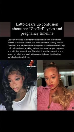 Latto responds after fans question her “Go Girl” lyrics