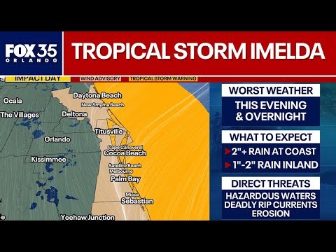 National Hurricane Center: Tropical Storm Imelda expected to impact Florida coast