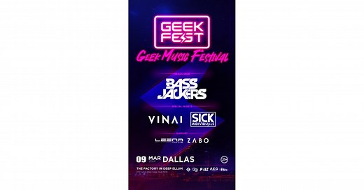 Geek Fest: A New Indoor Music Festival Coming to Dallas