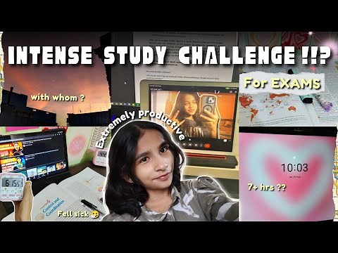 Intense STUDY CHALLENGE⚡| CBSE 10th Grader extremely productive Study Vlog ✨| Half yearly prep 📚|
