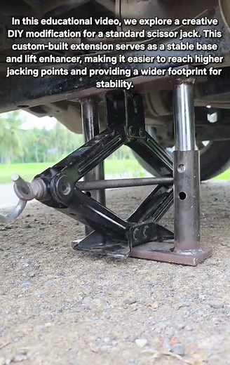 ​DIY Scissor Jack Stand Hack: Lift Your Car Safely