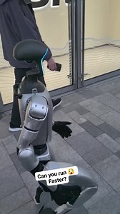 12 reactions | Can you run faster? 朗樂 Do you think this #robot can run faster? Because the robot Dog can. And it is very nice to see them running away from humanity. | Reviews | Facebook