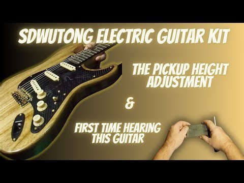 Adjusting the pickups on a Strat-kit and hearing Wilkinson M-Series pickups for the first time