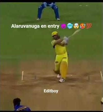 alaruvanuga en entry#trendingshorts#viralvideo#edit#massedit#massentry#msdhoni#csk#ipl#hello##mass