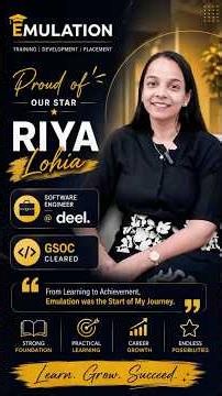 From Emulation to Deel | Riya Lohia's Software Engineering Journey