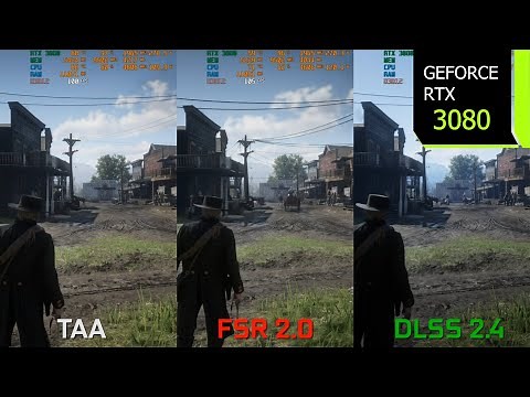 Red Dead Redemption 2 FSR 2.0 Patch 1.31 | 1440p FSR 2.0 vs DLSS 2.4 Comparison | RTX 3080