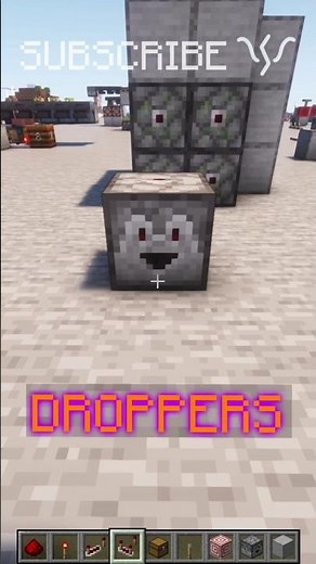 AUTOMATICALLY EMPTY DROPPERS to make a DISPOSAL SYSTEM! | Redstone with PsiVolt #minecraft #redstone