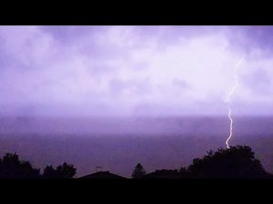 Crazy Constant Nightime Lightning Storm - Sydney Australia 24/1/23
