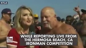 TV reporter vomited on during live Ironman broadcast