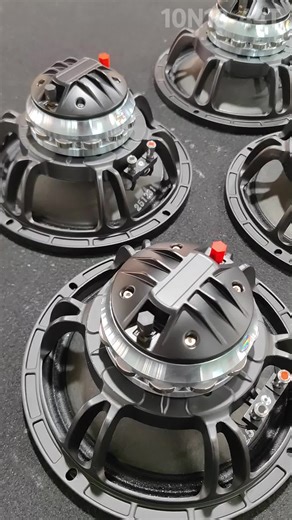 Pro speaker 10 inch coaxial in production, using neodymium magnet and 44mm voice coil tweeter diagram #coaxial #10”speaker #OEM/ODM