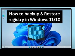 How to backup & Restore registry in Windows 11/10 (✅Updated- 2025)