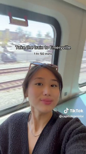 Here’s one way you can take the train from Sacramento to San Francisco 🌉 You can skip the traffic and enjoy stunning views of Northern California's scenery, and arrive in the heart of the city in no time! Head to capitolcorridor.org to learn more and start planning your city adventure! #capitolcorridor #capitolcorridortrain #bayarea #norcal #bayarealiving #norcalliving #northerncalifornia #bayarealife #sanfranciscolife #commuterlife #commuterlifestyle #bayareabuzz #bayarealifebelike #traintrave