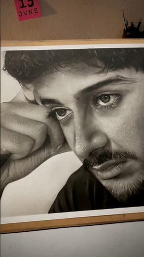 Drawing my face 🎨 | realistic pencil drawing ✍️