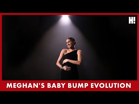 Meghan Markle's baby girl. How her bump has evolved.