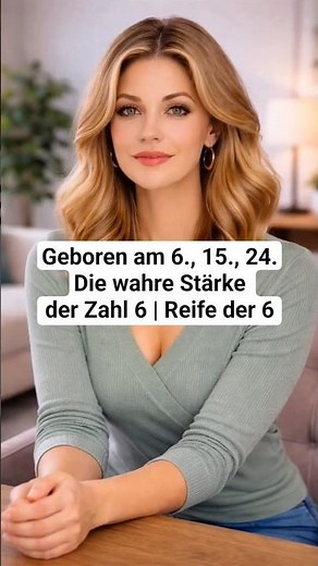 Geboren am 6., 15. oder 24.? Die wahre Stärke der Zahl 6 | Reife der 6