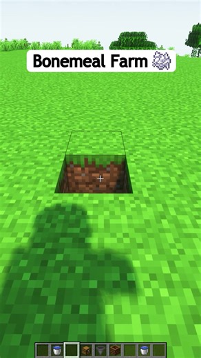 Best Automatic Bonemeal Farm 🦴 #Minecraft