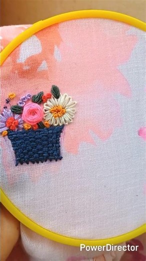 #hand embroidery for beginners#easy and simple emriodry #hand emriodery form baby frock#flower bokke
