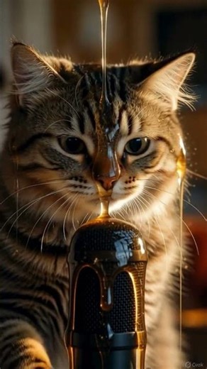 Cat ASMR: Sticky Honey vs Crystal Sounds🍯✨ #cat #asmr #cute #kitten#fyp #funny #fyp #viral #animals