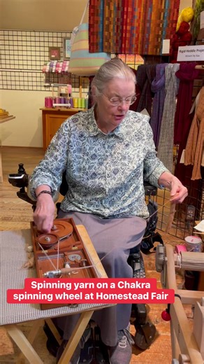 22K views · 227 reactions | Artisans demonstrate how to spin raw fibers into yarn on a Chakra Spinning Wheel at Homestead Fair! #homesteadfair2023 #shopping #homesteadfair #wacofair #shopping #wacotx #wacotown #FamilyFun #crafts #christmasshopping2023 #thingstodo #event | Homestead Fair | Facebook