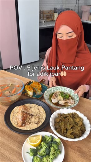 @arianna.kitchen on Instagram: "POV : 5 jenis Lauk Pantang for adik ipar doakan adik ipar saya diberikan zuriat lagi akan datang aminn banyakk banyakkk korang!🥹 5 jenis recipe untuk momiess2 yang sedang pantang! tak pantang pon boleh try! srs sedap sedap😭"